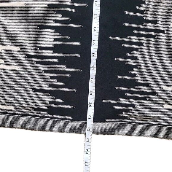 Beyond Threads Pima Black Ecru Geometric Print Short Sleeve Pullover/top Size XL - Picture 7 of 9